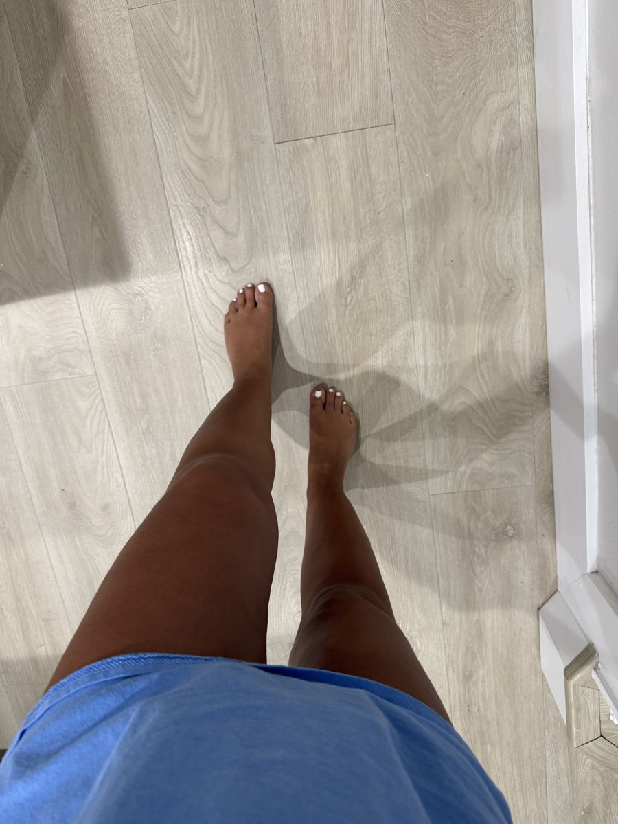 Spray tan line result